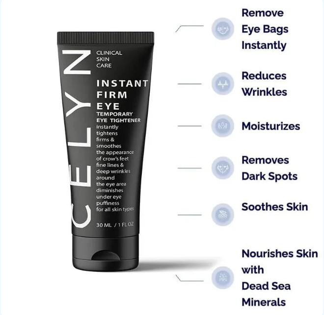 Celyn Instant Firm Eye – The Ultimate Eye Revitaliser & Tightener (30 ml, Pack of 2)