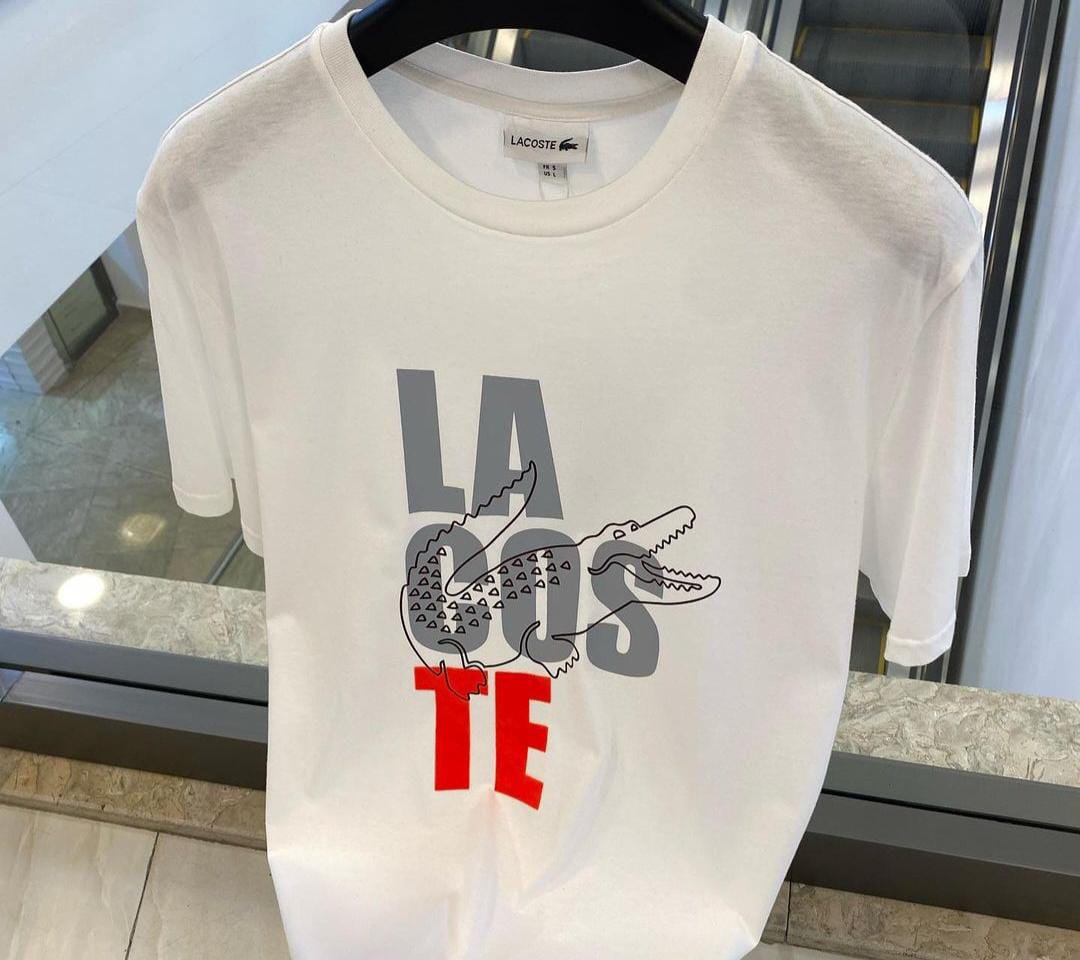 Men's LA COS TE Trending T-Shirts (White, S)