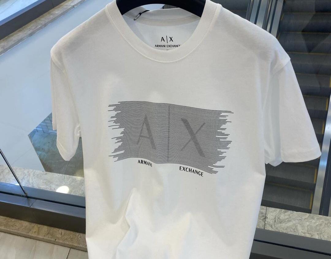 Men's AX Trending T-Shirts (White, S)