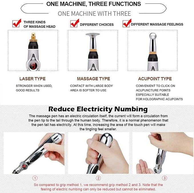 Acupressure Massager Pen, Massage Pen (Pen-912) pack of 1