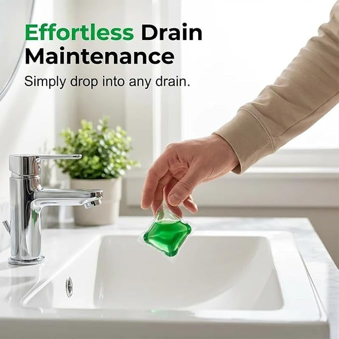 Sink deodorizer pods for kitchen and bathroom Drain 30 pods