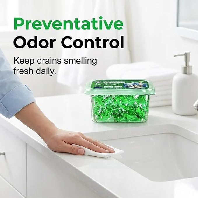 Sink deodorizer pods for kitchen and bathroom Drain 30 pods