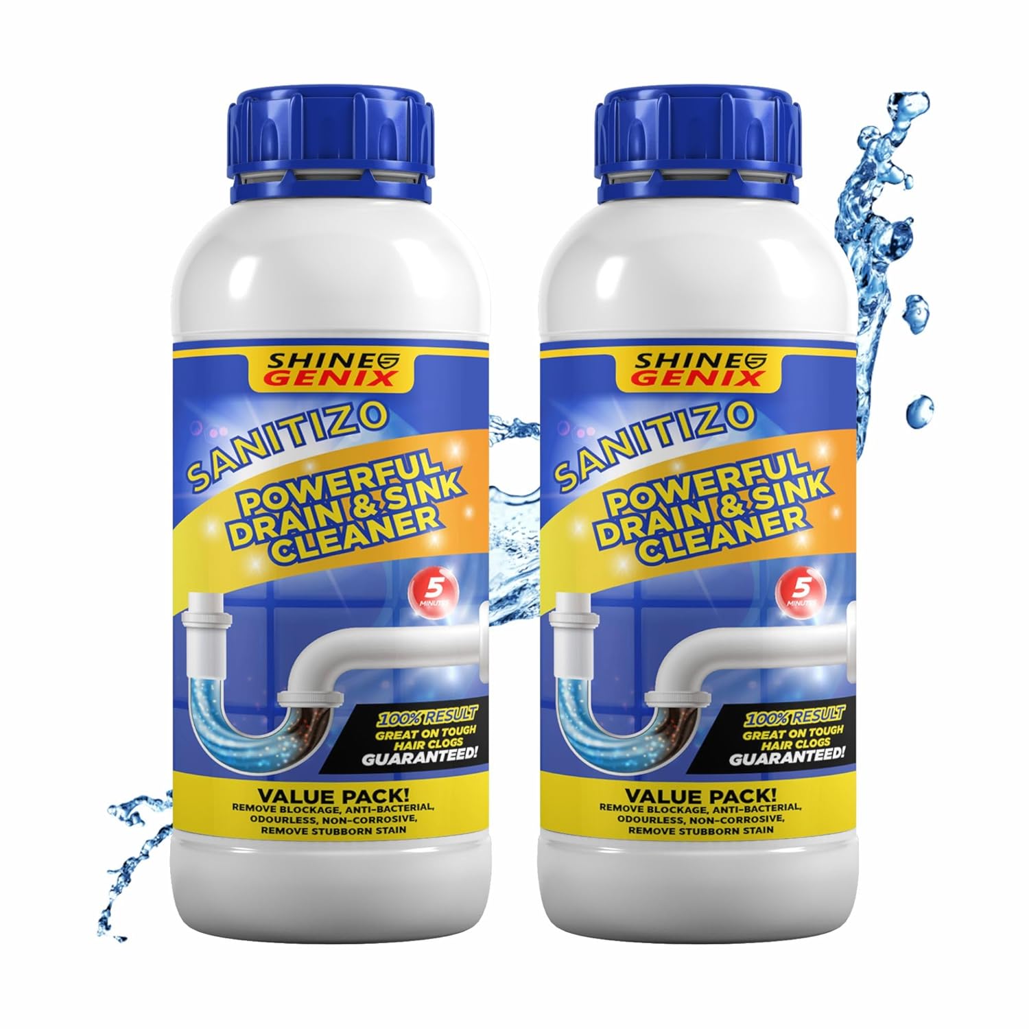 Powerful Drain & Sink Cleaner (Pack Of 4)