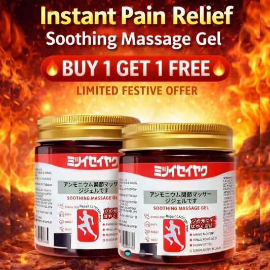 Japanese Massage Gel for Joint & Muscle Pain Relief - Buy 1 Get 1 Free (Pack of 2)