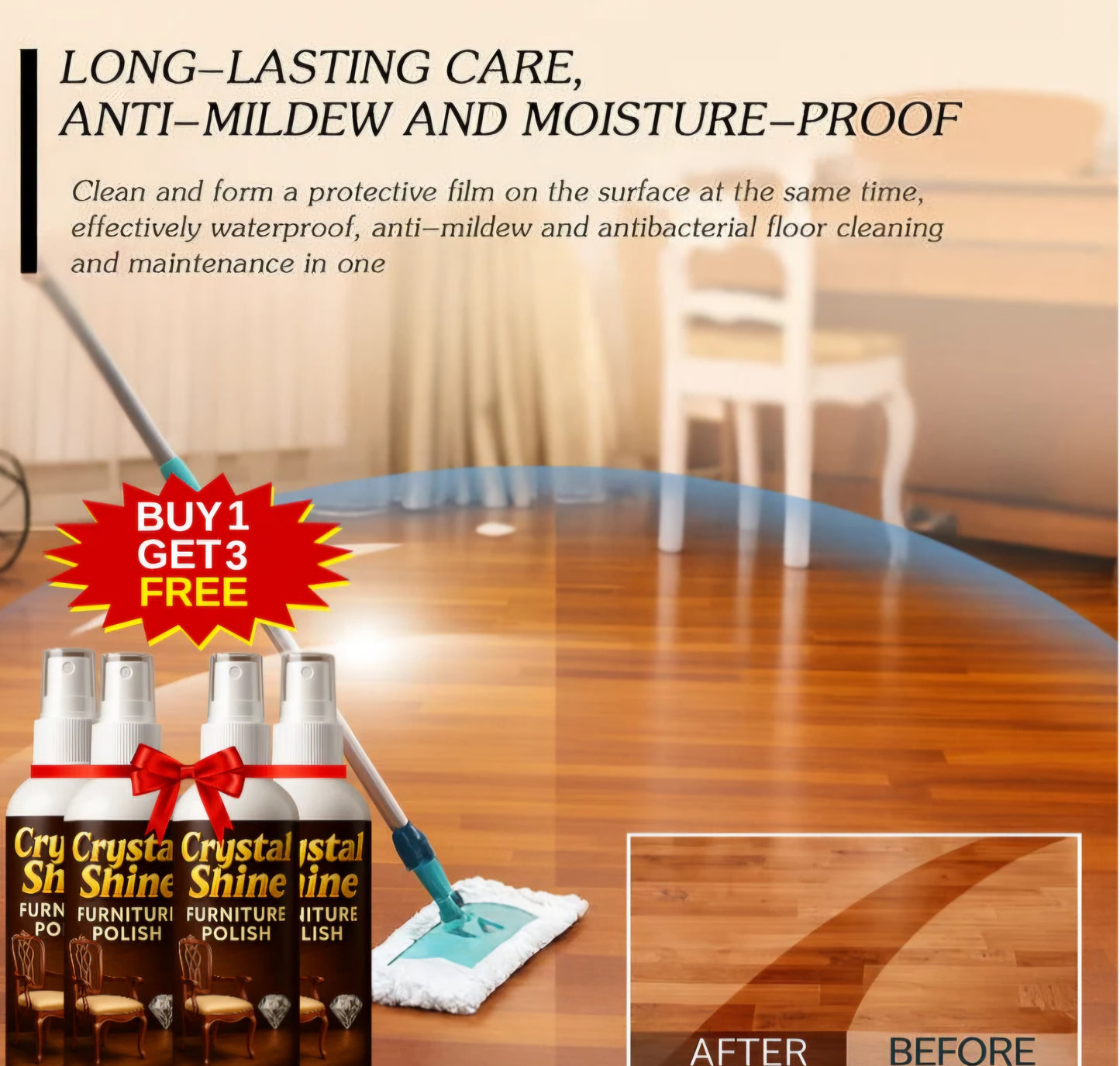 Beeswax Furniture Polish Spray ( Pack of 3 )