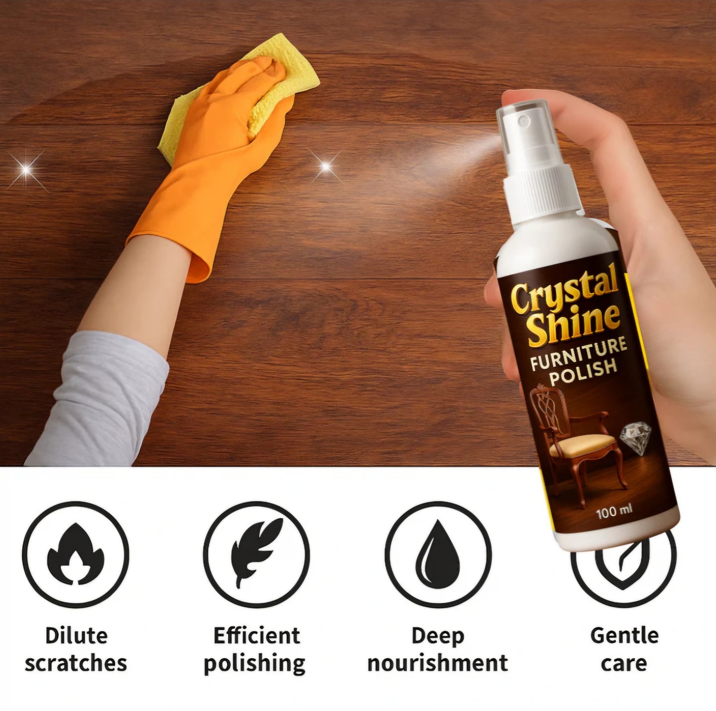 Beeswax Furniture Polish Spray ( Pack of 3 )